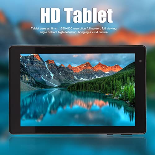 Calling Tablet, 8 Inch IPS LCD 8 Inch HD Tablet 100-240V MTK6592 CPU 3 Card Slots Design Home (US Plug)