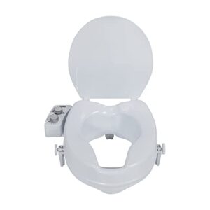 drive medical preservetech raised toilet seat with bidet (ambient water) toilet seat riser, elevated toilet seats for seniors and adults, toilet seat bidet, toilet seat elevator with bidet sprayer