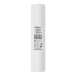 hydrovos 25 micron 20" x 4.5" sediment water filter, nsf certified replacement cartridge for whole house water filter system, compatible with ecp5-bb, ap810-2, hdc3001, cp5-bb, spc-45-1005, ecp1-20bb