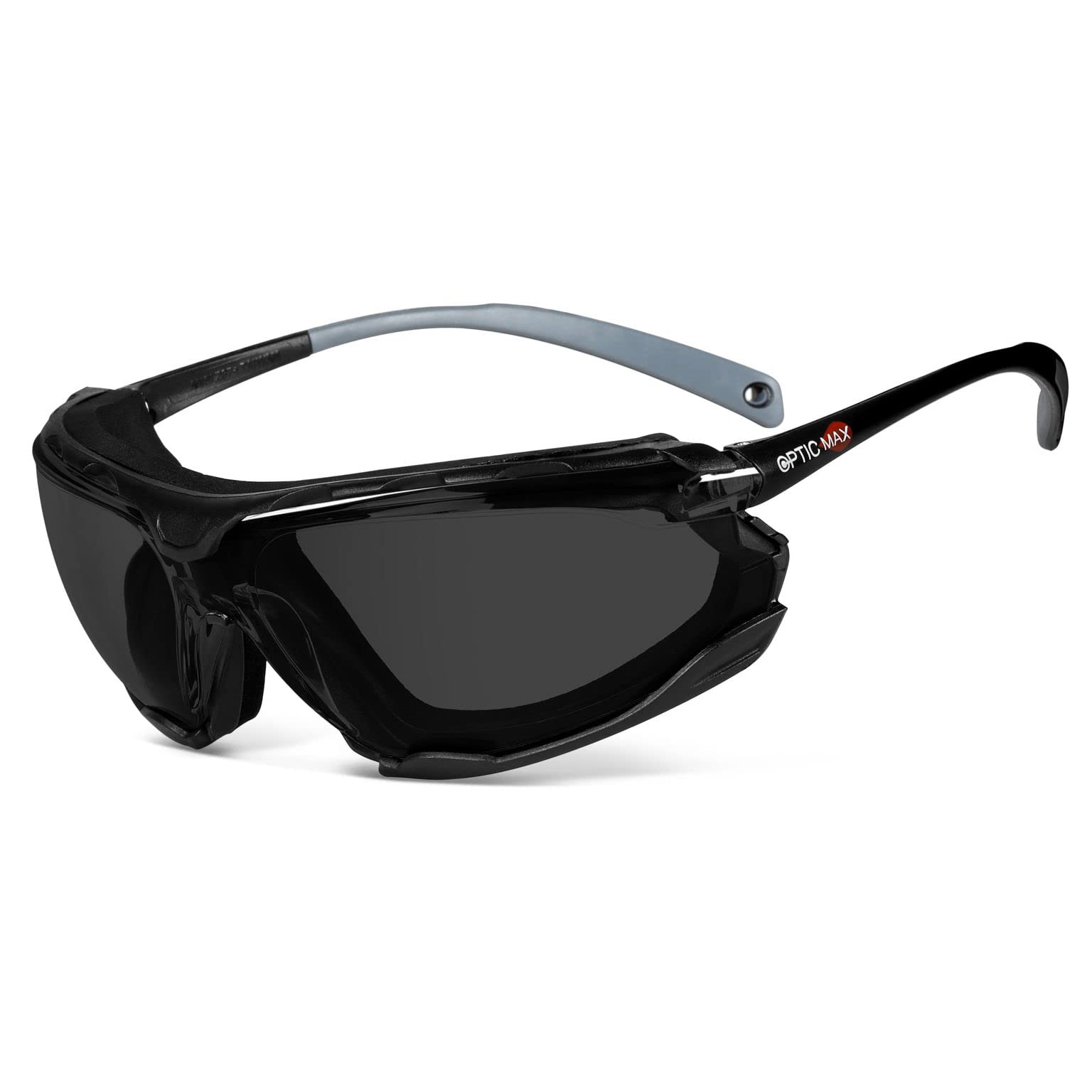 Glove Station Optic Max - Anti-fog Protective Eyewear for Men - Safety Glasses with 3 Lens Options - Clear, Amber or Gray