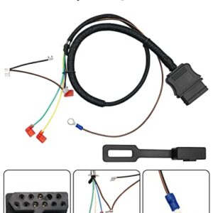 NTSUMI 3 Pin Snow Plow Side Control Wire Harness Replace 26359 Fit for Western Fisher Snow Plow