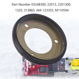 KitchenKipper 03248300 03240700 1501435MA Drive Friction Disc for Ari-ens/John D-eere Snow Blower & Mowers, Replaces 03248300, 22013, 2201300, 1325, 313883, AM-123355 (2-1/4" x 4-7/16")
