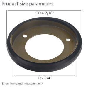 KitchenKipper 03248300 03240700 1501435MA Drive Friction Disc for Ari-ens/John D-eere Snow Blower & Mowers, Replaces 03248300, 22013, 2201300, 1325, 313883, AM-123355 (2-1/4" x 4-7/16")