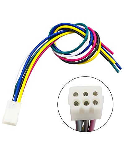 NTSUMI 27070 6 pin Control Harness Repair Fit for Western Fisher Snow Plow, Controller Repair Wiring Harness Plug