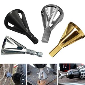 Stainless Steel Deburring External Chamfer Tool Remove Burr Repair Tool for Drill Bit Comfortable and Environmentally