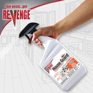 REVENGE House Guard Pest Control, 32 oz Ready-to-Use Spray for Indoors and Outdoors, Long Lasting Treatment