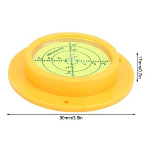 Bubble Spirit Level, 90x17mm Circular Bullseye Level Inclinometers for Phonograph for Turntable