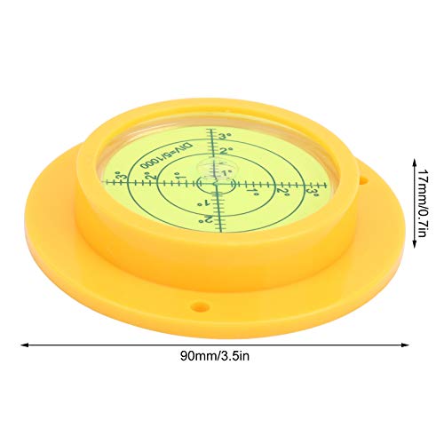 Bubble Spirit Level, 90x17mm Circular Bullseye Level Inclinometers for Phonograph for Turntable