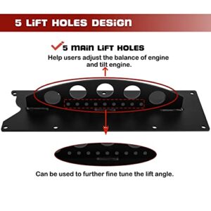 LS Engine Lift Plate Engine Hoist Picker Crane Lift Plate Fit for Chevy LS Series LSX LS LS1 LS2 LS3 LQ4 6.0 6.2 5.3 4.8 Gen 3 4 (2)