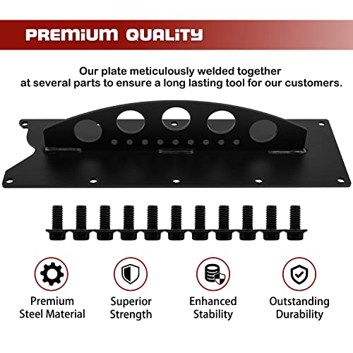 LS Engine Lift Plate Engine Hoist Picker Crane Lift Plate Fit for Chevy LS Series LSX LS LS1 LS2 LS3 LQ4 6.0 6.2 5.3 4.8 Gen 3 4 (2)