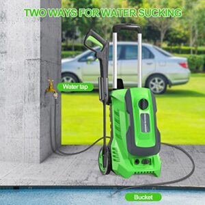 BOSEN Electric Power Washer - 3500 PSI Pressure Waher + 2.6 GPM Power Washers Electric Powered with Adjustable Spray Nozzle Foam Cannon, Car Washer Cleaner for Cars, Homes, Driveways, Patios