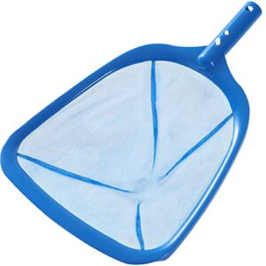 levotiyer pool skimmer - pool nets for cleaning, swimming pool leaf skimmer net is used to remove leaves and debris from the surface of swimming pools (blue)