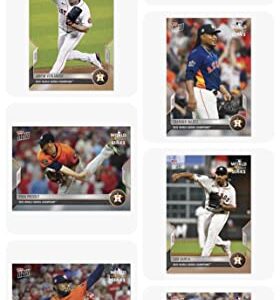 2022 Topps Now Houston Astros ‘22 World Series Champions- 15 Total Cards Team Set - The 15 Player selection produced from Topps includes Justin Verlander, Framber Valdez, Ryan Pressly , Luis Garcia, Cristian Javier, Martin Maldonado, Yuli Gurriel, Jose Al