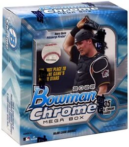 2022 bowman chrome mega baseball box 35 total chrome cards