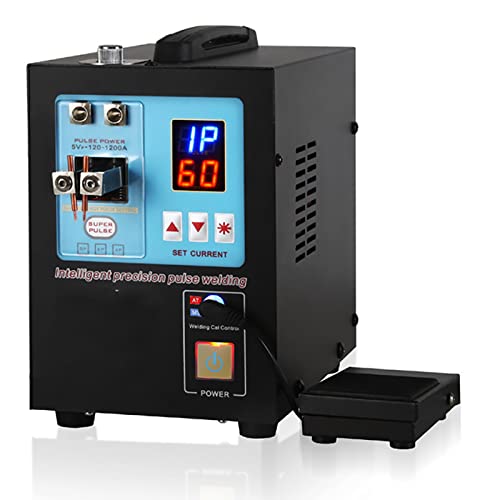 Battery Welding Machine, 0.35mm Automatic Induction Pulse Spot Welder,Portable Pulse Welding Machine for Battery Pack, Battery Spot Welder and Soldering Station