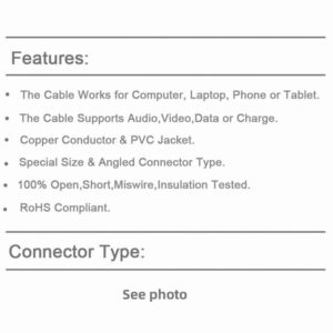 NFHK 480Mbps USB-C Type C Male to Male Coupler Extender Power Data Adapter Opposite U Shape Back Angled for Power Bank Phone Laptop