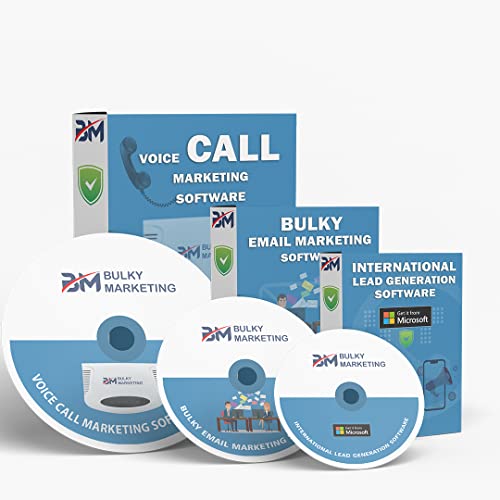 Voice call Marketing Software, Lead Generation Software Bulky Email Marketing software | Email Delivery | (Email Software, Data Software 1 year)