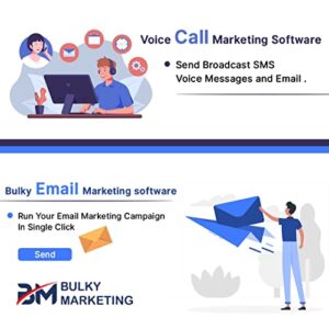 Voice Call Marketing Software and Email Marketing Software, GSM voice terminal, Bulk Email Sender, IVR | Email Delivery | (Email Software 1 Year)