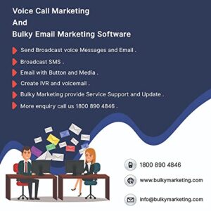 Voice Call Marketing Software and Email Marketing Software, GSM voice terminal, Bulk Email Sender, IVR | Email Delivery | (Email Software 1 Year)