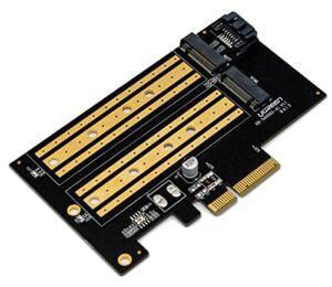 zimaboard pcie to m.2 nvme ssd adapter card 32gbps m key/b key pcie4.0 x1 x4 adapter server desktop pc support sata ngff