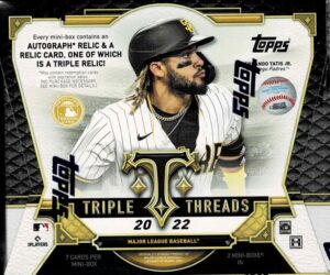 2022 topps triple threads baseball hobby box