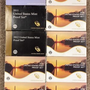 2010 S US Mint Proof Sets 2010-2019 Collection US Mint Proof