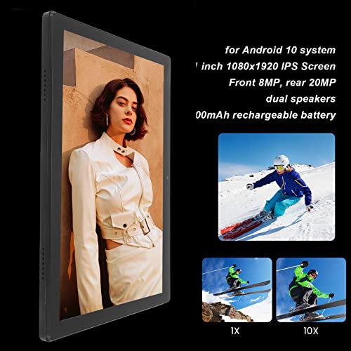Tablet PC, Tablet 5G WiFi 8G RAM 256G ROM for Travel for Home (US Plug)