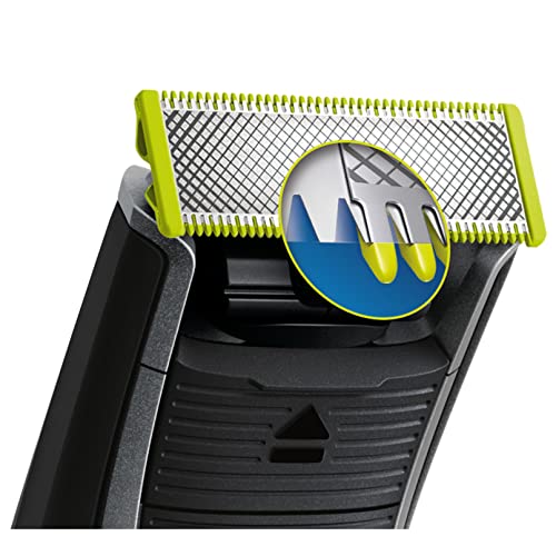 Philips Norelco Oneblade Pro Hybrid Electric Hybrid Styler, Trimmer and Shaver, QP6510/70 - Wet & Dry use, 12-Length Precision Comb