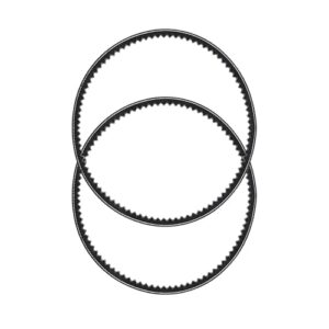 replacement 3/8"x35 auger drive belt mtd for troy bilt cub cadet 754-0430 954-0430 954-0430a 754-0430a 954-0430b 2-stage snow blowers (2/pack)