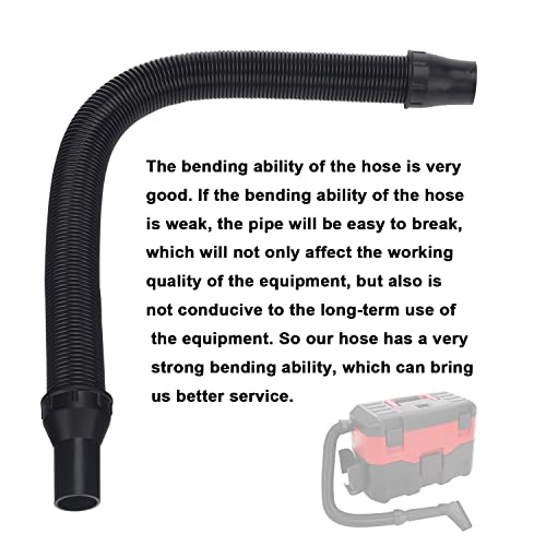 MWEDP 14-37-0160 Vac Hose Replace older 0880-20 Compatible with Milwaukee 0880-20 18V Wet/Dry Vaccum Cleaner (Note: Outside storage)