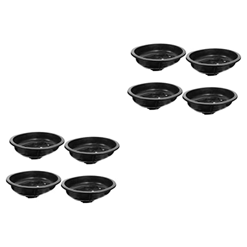 HANABASS 8 pcs Balcony Planter Lotus Hole Growing Gardening with Household Room Bonsai Plastic for Hydroponic Oval Desk Large Plants Flowerpots Holder Flower Container Nursery Pot