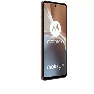 Motorola Moto G32 Dual-Sim 128GB ROM + 4GB RAM (GSM only | No CDMA) Factory Unlocked 4G/LTE Smartphone (Rose Gold) - International Version