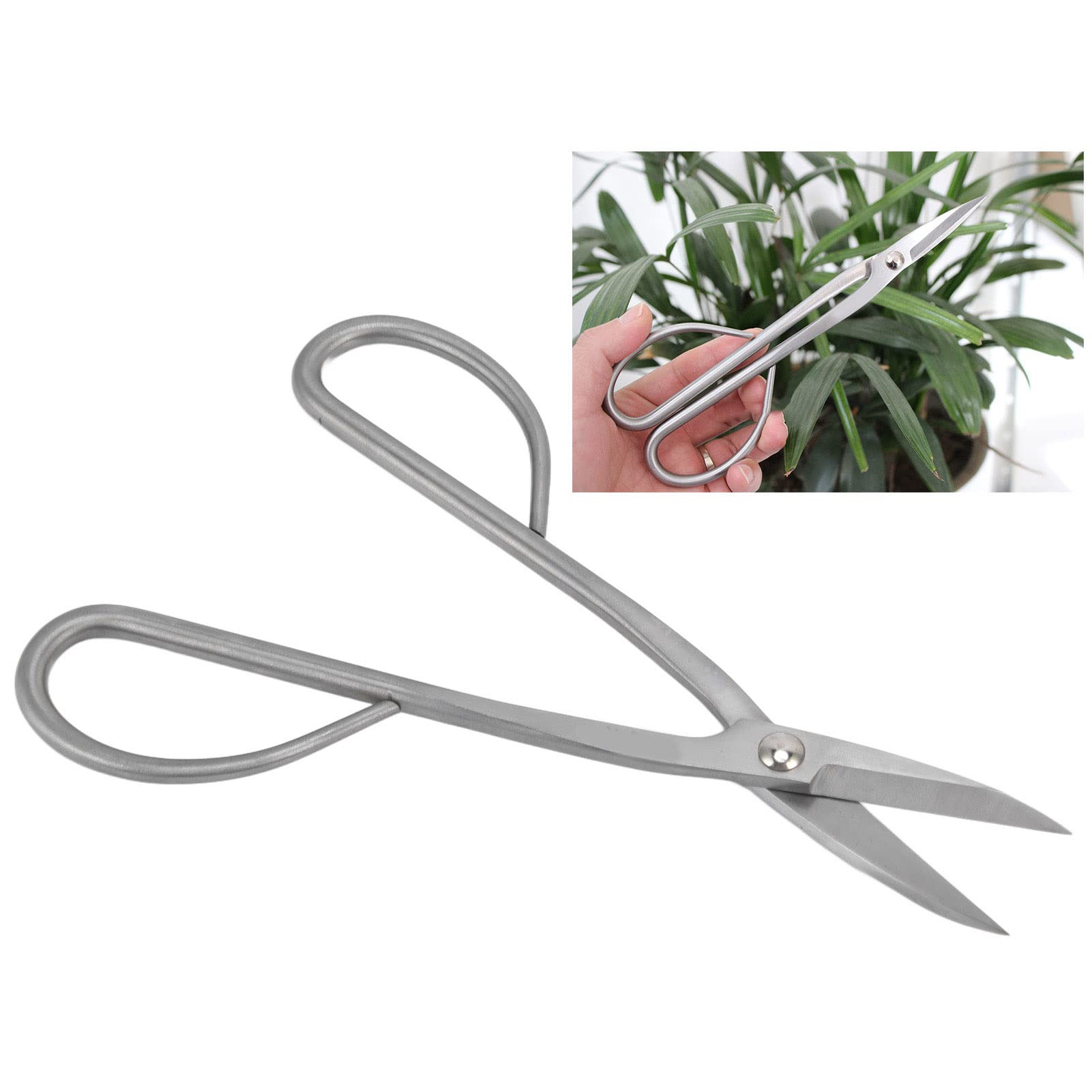 Bonsai Pruning Scissor, Professional Plant Trimming Scissor Ergonomic Handle Stainless Steel Rust Proof Wearable for Potted for Gardening for Leaf Sprout