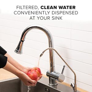 CUCKOO Under-Sink Reverse Osmosis Water Purifier | Stainless Steel Faucet, 3-Stage Filtration, Easy Installation & Filter Replacements CP-ADR031UW