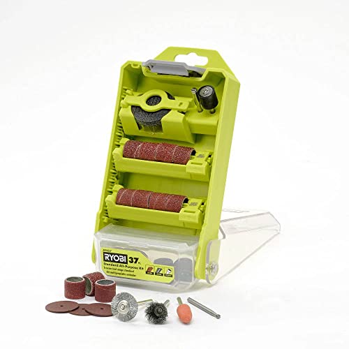 RYOBI Rotary Tool 37-Piece All-Purpose Kit (For Wood, Metal, and Plastic)