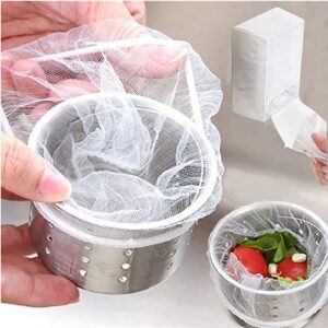 200 pcs kitchen sink strainer mesh bags,disposable sink drain net food catcher,anti-clogging trash disposal sink strainers for kitchen,bathroom sink strainer filter,kitchen sink accessories easy use