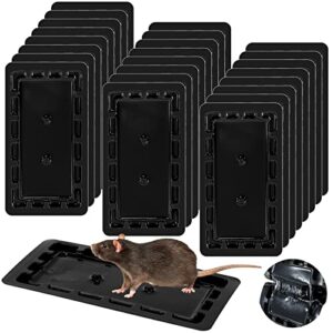 30 pcs sticky mouse trap glue traps for rats and snakes rat traps indoor baited mouse trap adhesive glue traps for mice and rats non toxic baited trays for indoor outdoor mice rats snake rodent