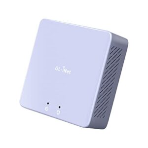 gl.inet mt2500 (brume 2) mini vpn security gateway for home office and remote work-vpn server and client for home and office, vpn cascading, internet security, 2.5g wan, no wi-fi* (abs plastic case)
