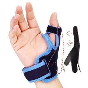 willcom reversible thumb brace for arthritis pain and support, spica splint for de quervain’s tendonitis, women and men, left or right hand (medium)