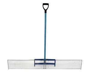 rink wizard xl snow pusher, 64" snow shovel for backyard ice rink