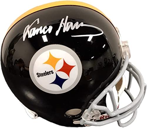 Franco Harris Pittsburgh Steelers Signed Autograph Authentic Proline On FIeld Full Size Helmet JSA Certified