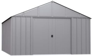 arrow classic metal shed, 12 x 17, flute grey