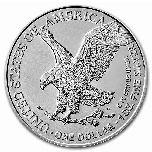 2023 - American Silver Eagle .999 Fine Silver with Our Certificate of Authenticity Dollar US Mint Uncirculated