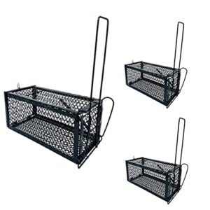 3 pack mouse trap catch release humane animal rodent cage trap mice rats chipmunks squirrel easy to use