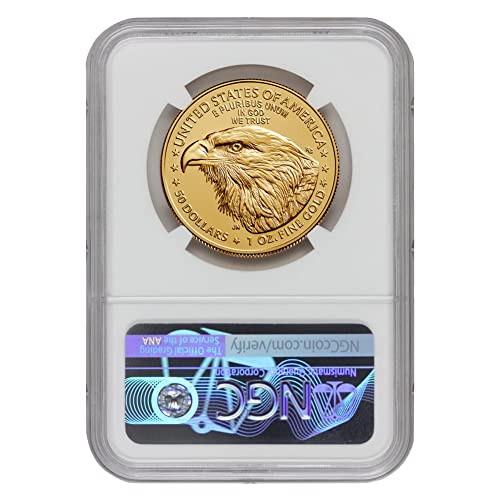 2023 1oz American Gold Eagle MS-70 First Day of Issue 1st Label $50 MS70 NGC