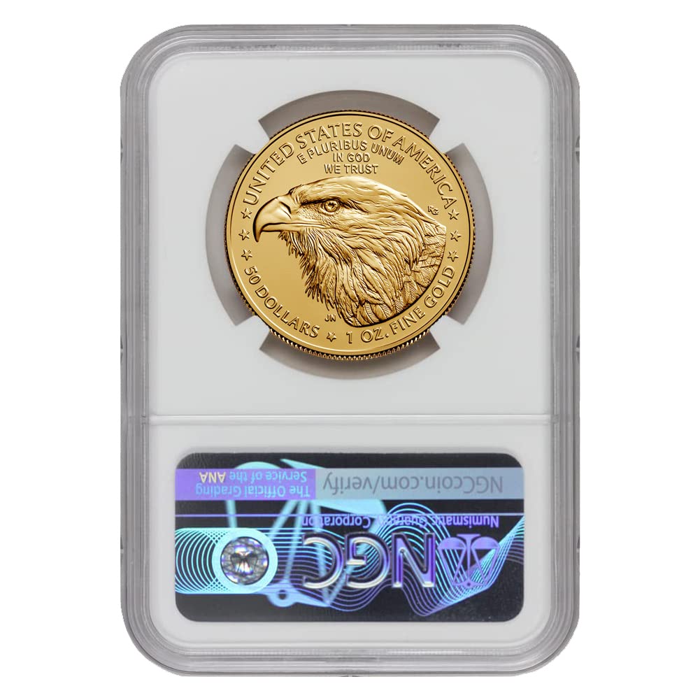 2023 No Mint Mark 1oz American Gold Eagle MS-70 Early Releases by Mint State Gold $50 NGC MS70