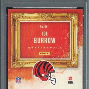 Joe Burrow 2020 Panini Chronicles Gridiron Kings Rookie Card #GK1 Graded PSA 10