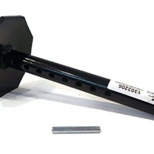 The ROP Shop | Heavy Duty Set of 2 Snowplow Stands with 1/4" x 2" Roll Pins for Western Enforcer Plow