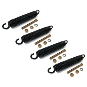 the rop shop | set of 4 snowplow trip springs & eyebolts kit for boss power vxt rt2, rt3