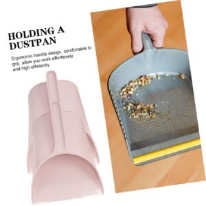 Cabilock 2pcs Dustpan Handheld Trash Shovel Mini Garbage Shovel Office Trash Practical Trash Shovel Cleaning Dustapan Leave Pick Pan Mini Cleaning Shovel Desk Child Keyboard Table Plastic